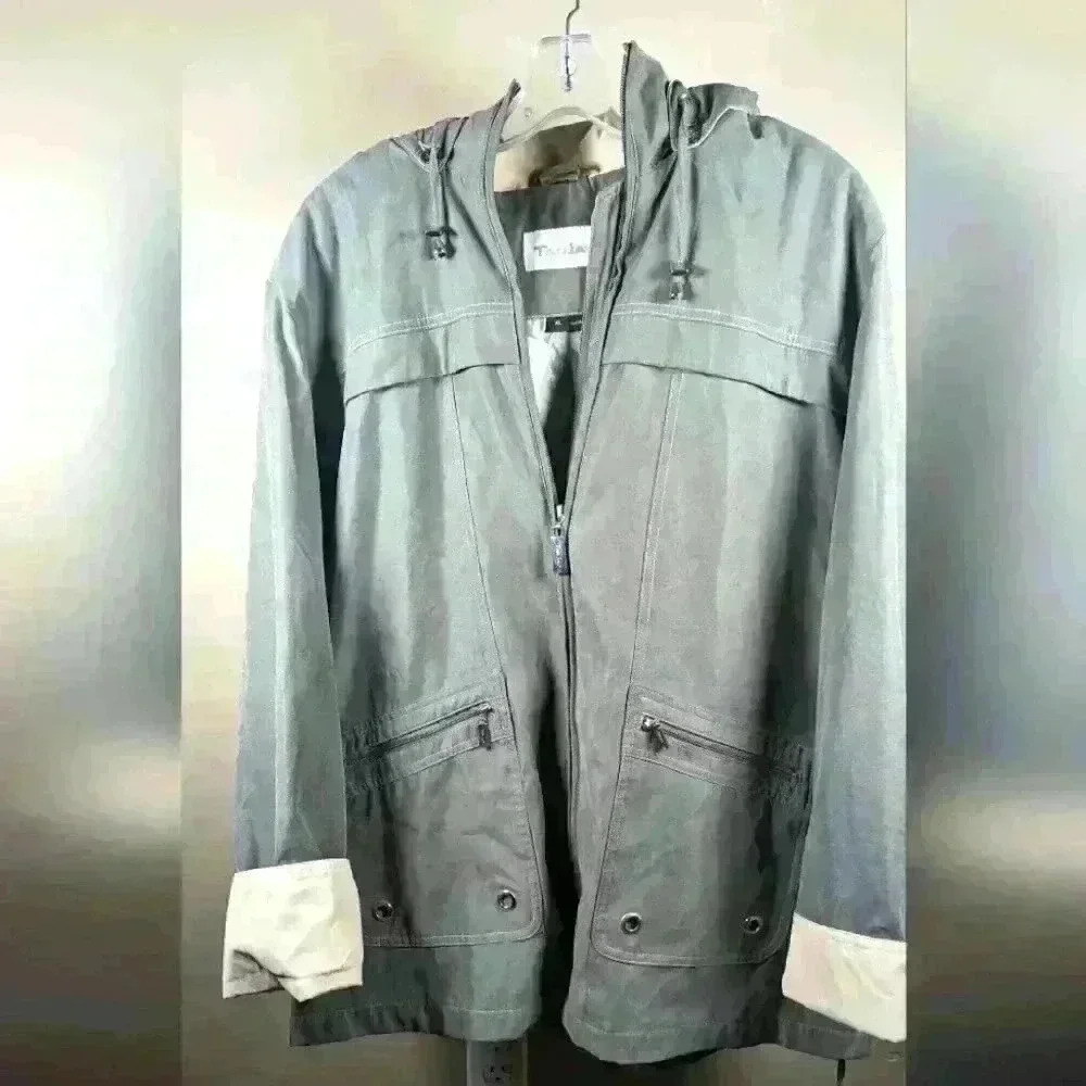 Womens Faux Suede TanJay  Wind Breaker - Size XL